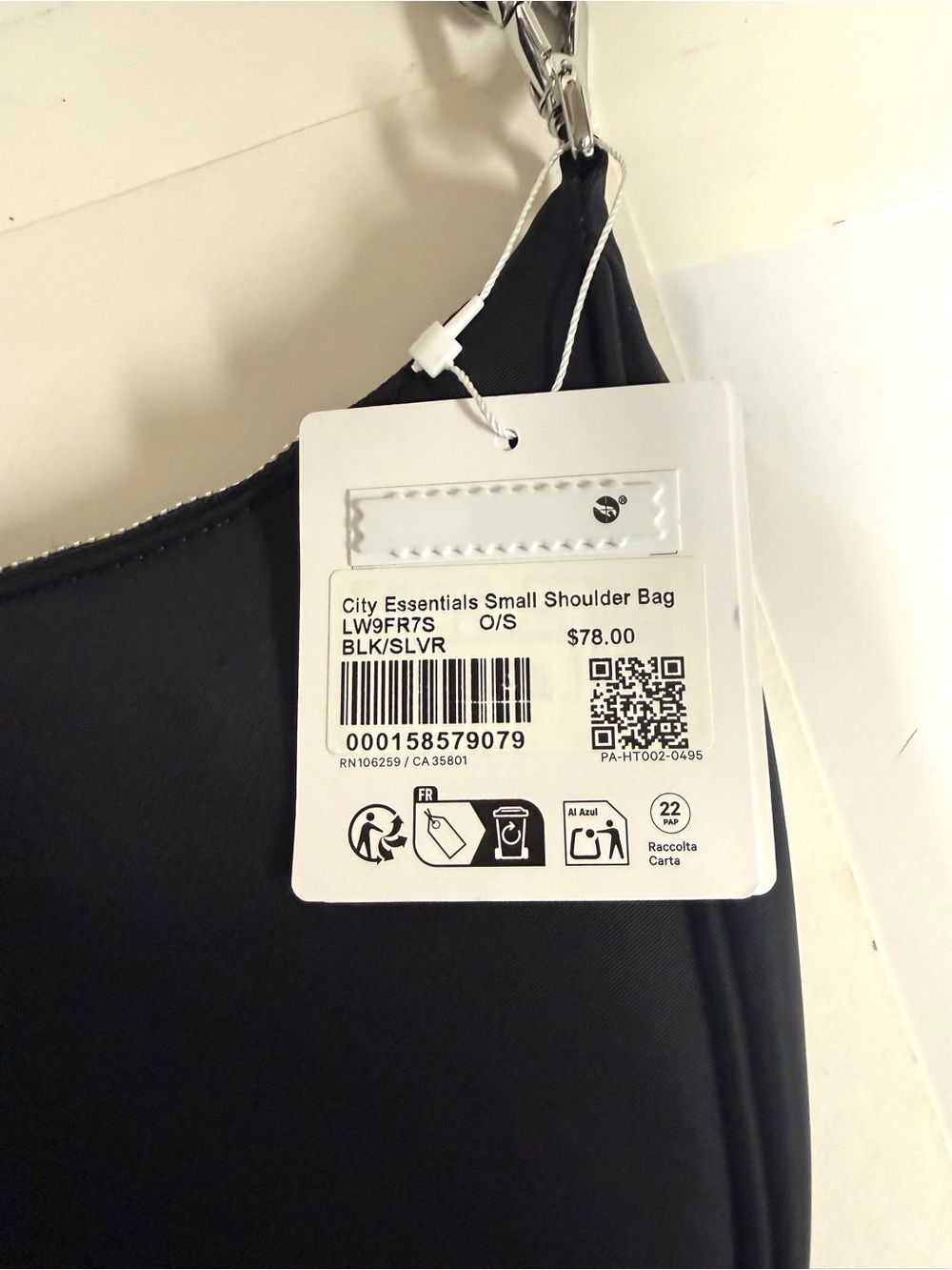 lululemon Small Shoulder Bag Black Convertible - Picture 7 of 15